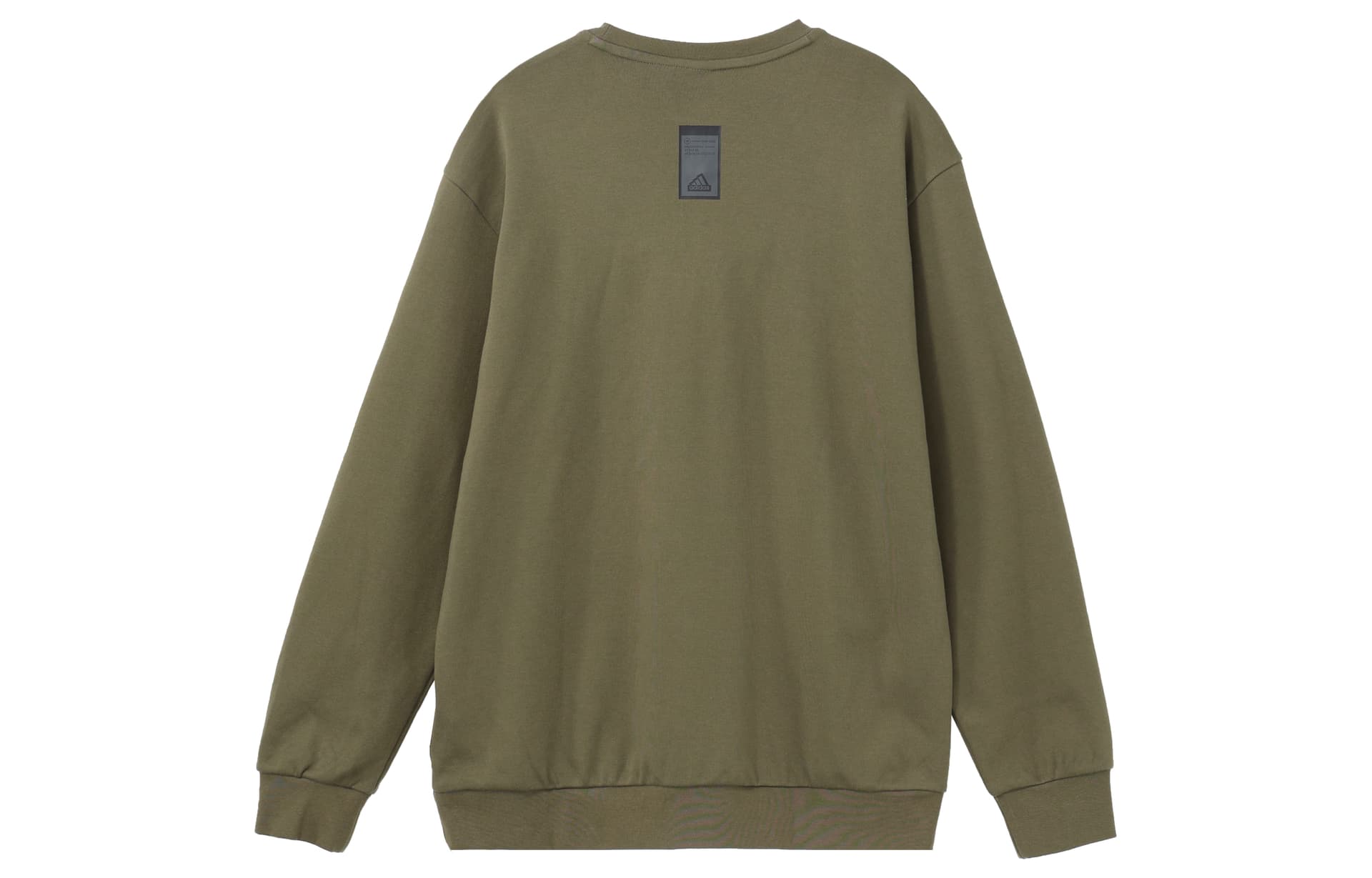 Adidas Sweatshirts Green Crew Neck Moderate