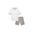 [ShortSleeved Shorts]Cream WhiteMen's
