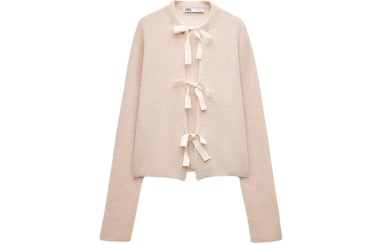 ZARA Sweater Earth Gray Pink