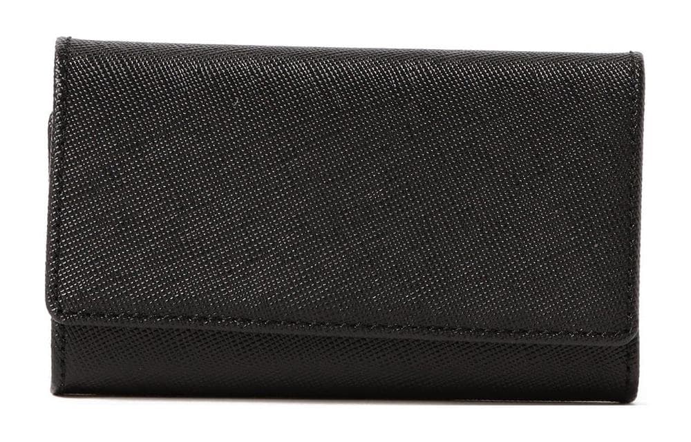 Beams Cow Key Pouch Regular Black Black