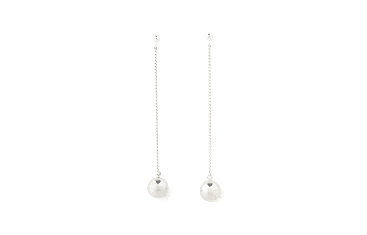 Beams Silver Earrings Silver Silver
