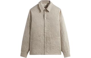 KITH Slub Boucle Boxy Collared Overshirt