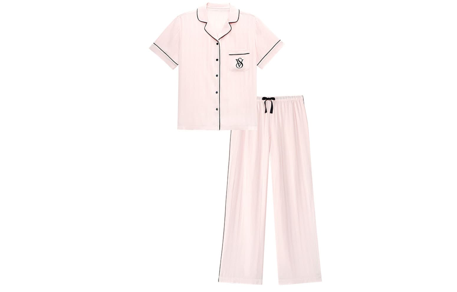 Victoria's Secret More Than Just The Comfort Series Pajama Set Angel Pink Clothing Sets (Angel Pink)