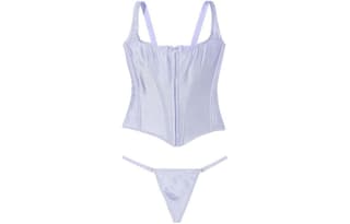 Victoria's Secret Pajama Set Dewy Blue