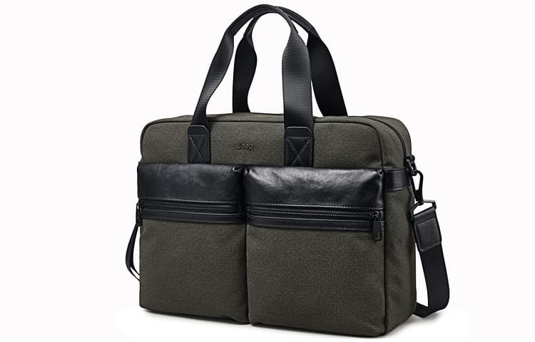 Jeep Cow Laptop Bag Green