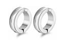 Silver Clipon Earrings, 1 Pair