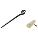 Auspicious Clouds Moon Hairpin+Linen Box