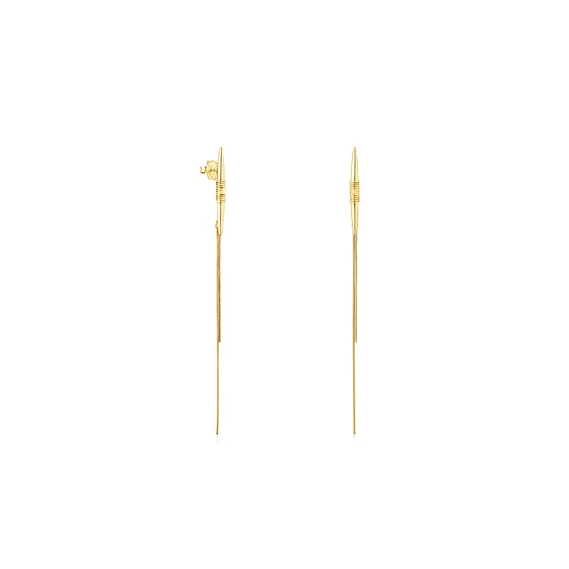 TOUS LURE Drop Earrings Gold