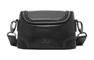 JAGUAR Cow Crossbody Bag, Shoulder Bag Black
