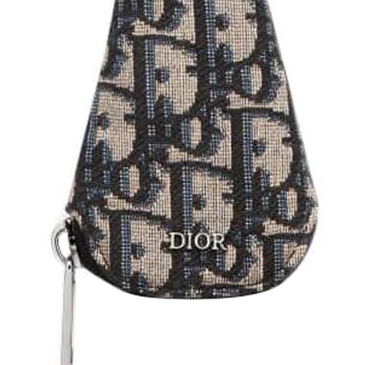 DIOR Shoulder Bag, Crossbody Bag Key Pouch Beige/Black