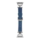 DShaped Butterfly Clasp Denim StrapBlue