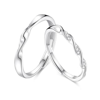 ZOKS S999 Fine Silver Rings Silver