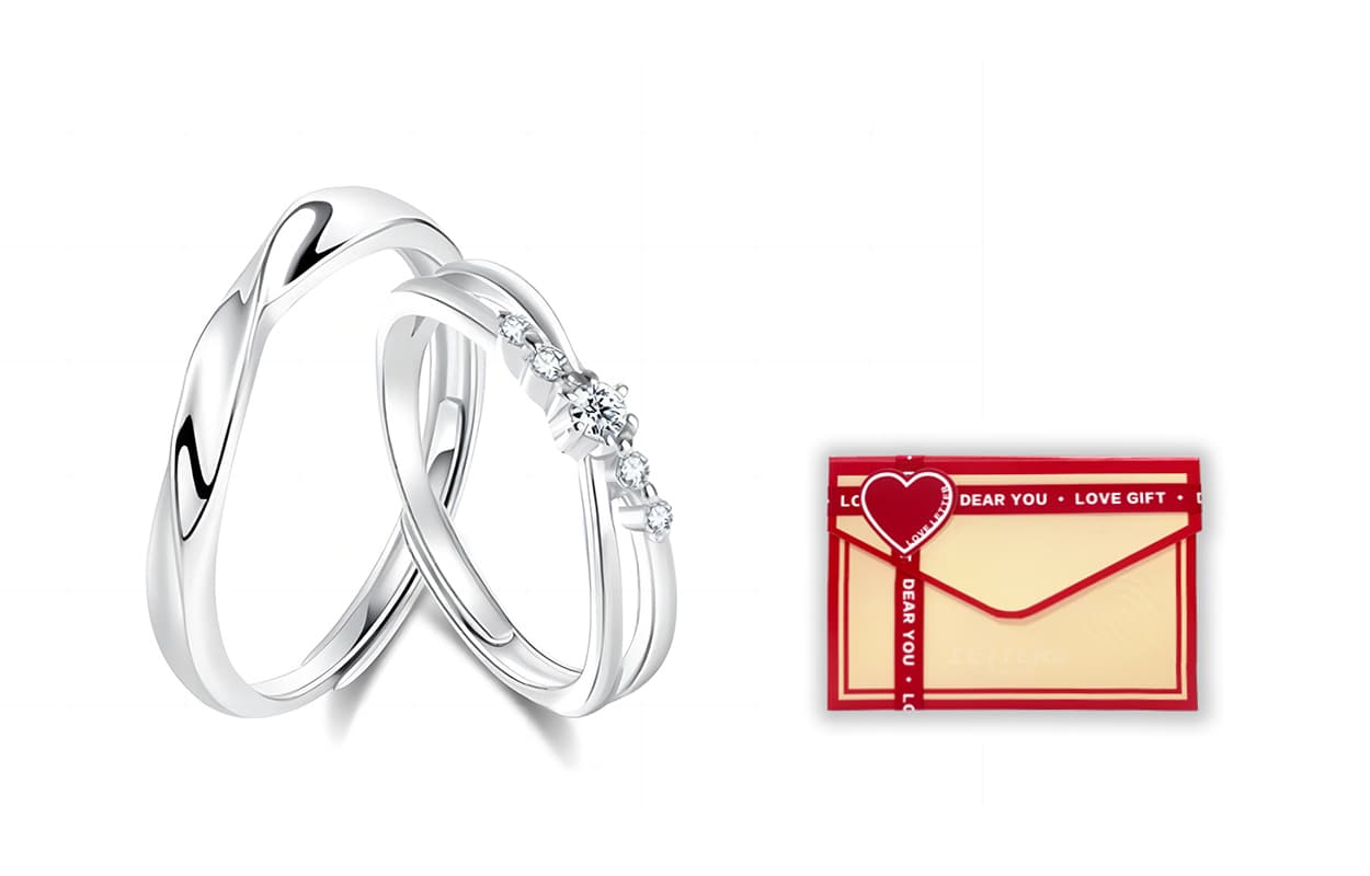 Love Couple Ring + [Love Frequency Gift Box]
