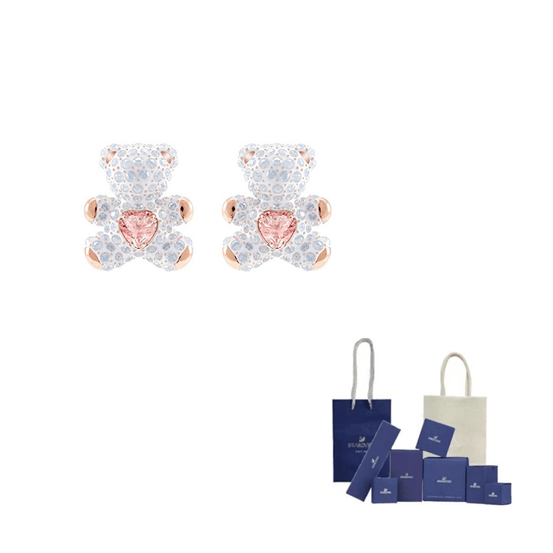 Swarovski Stud Earrings White