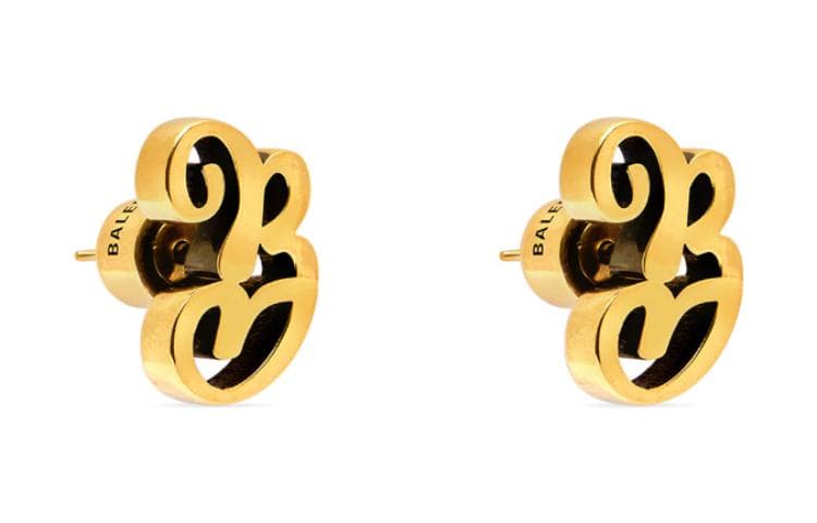 Balenciaga Typo B earrings
