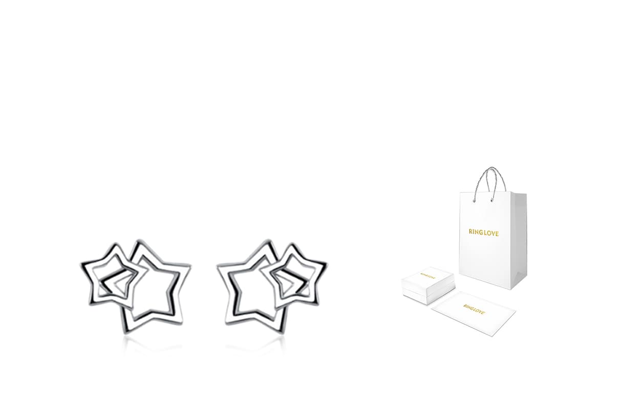 CutOut Star Stud Earrings