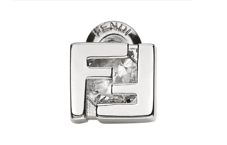 FENDI Copper Alloy Stud Earrings