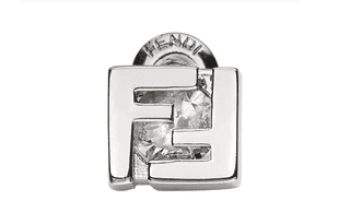 FENDI Copper Alloy Stud Earrings
