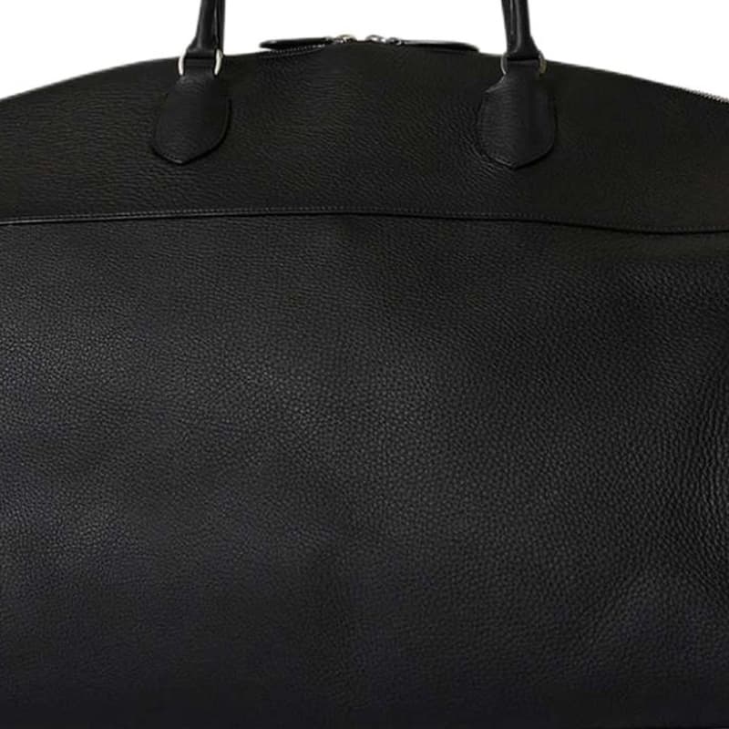 THE ROW Grain Calfskin Handbag Travel Bag Extra Large Black