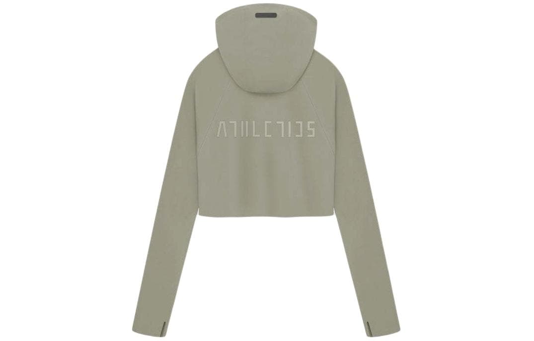 Adidas X Fear Of God Athletics Crop Pullover Hoodie Clay