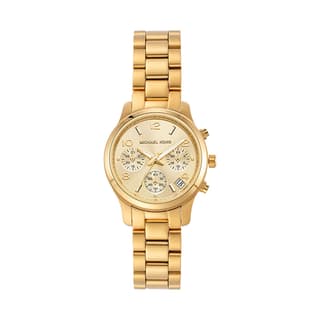 MICHAEL KORS Runway 18K GoldPlated Stainless Steel Triple Wrap Watch