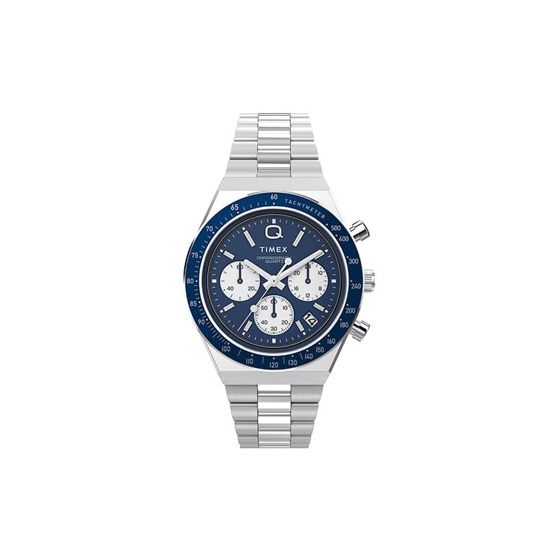 Timex Q Timex Chronograph 40mm Blue