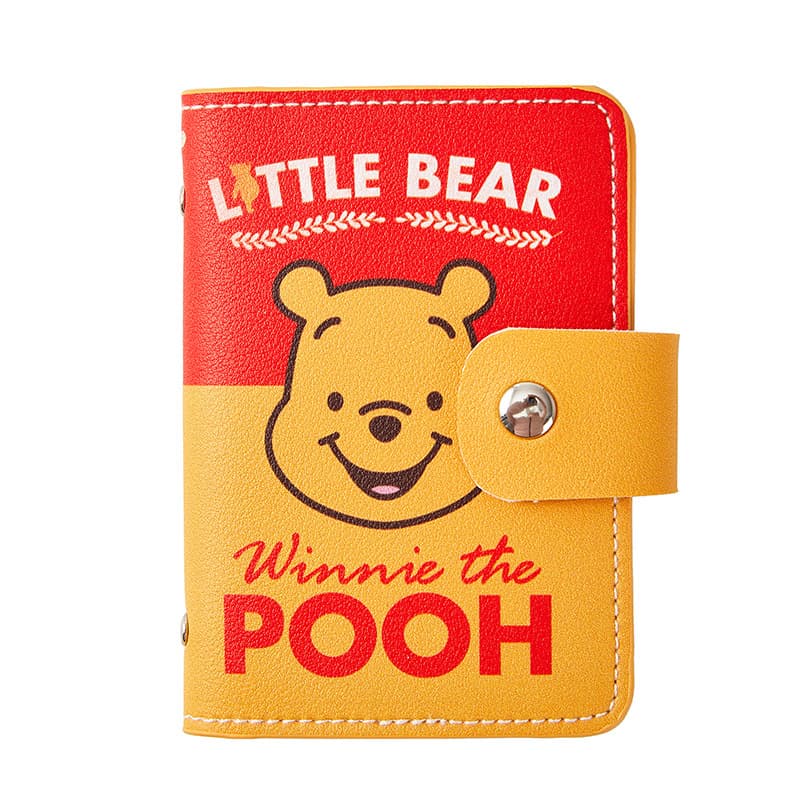 Disney PVC Business Card Holder Mini Pink Brown