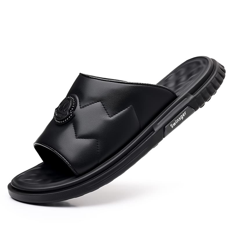 Swinsger Quiet Quiet Slide Slippers Black