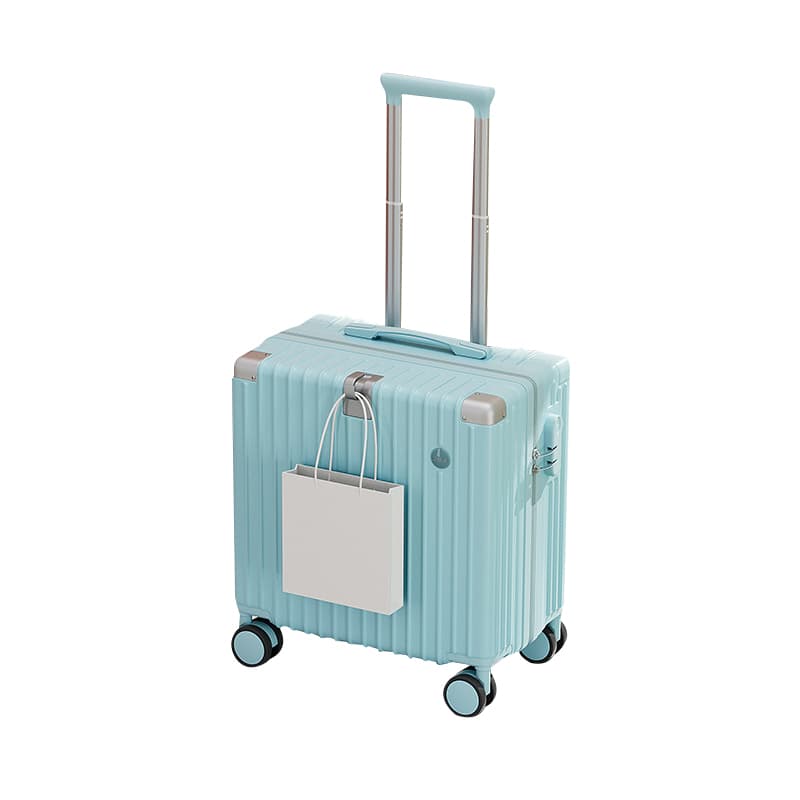 SWIMADE Refreshing ABS+PC Material Trolley Bag 20 Inch, 18 Inch Sky Blue