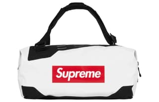 Supreme PVC Polyvinyl Chloride Travel Bag White