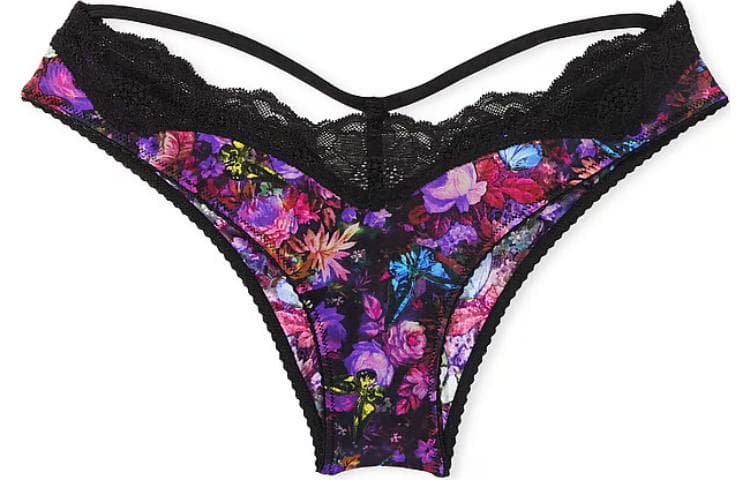 VICTORIA'S SECRET Underpants 1 Pack Multicolor 1 Pack (Multicolor)