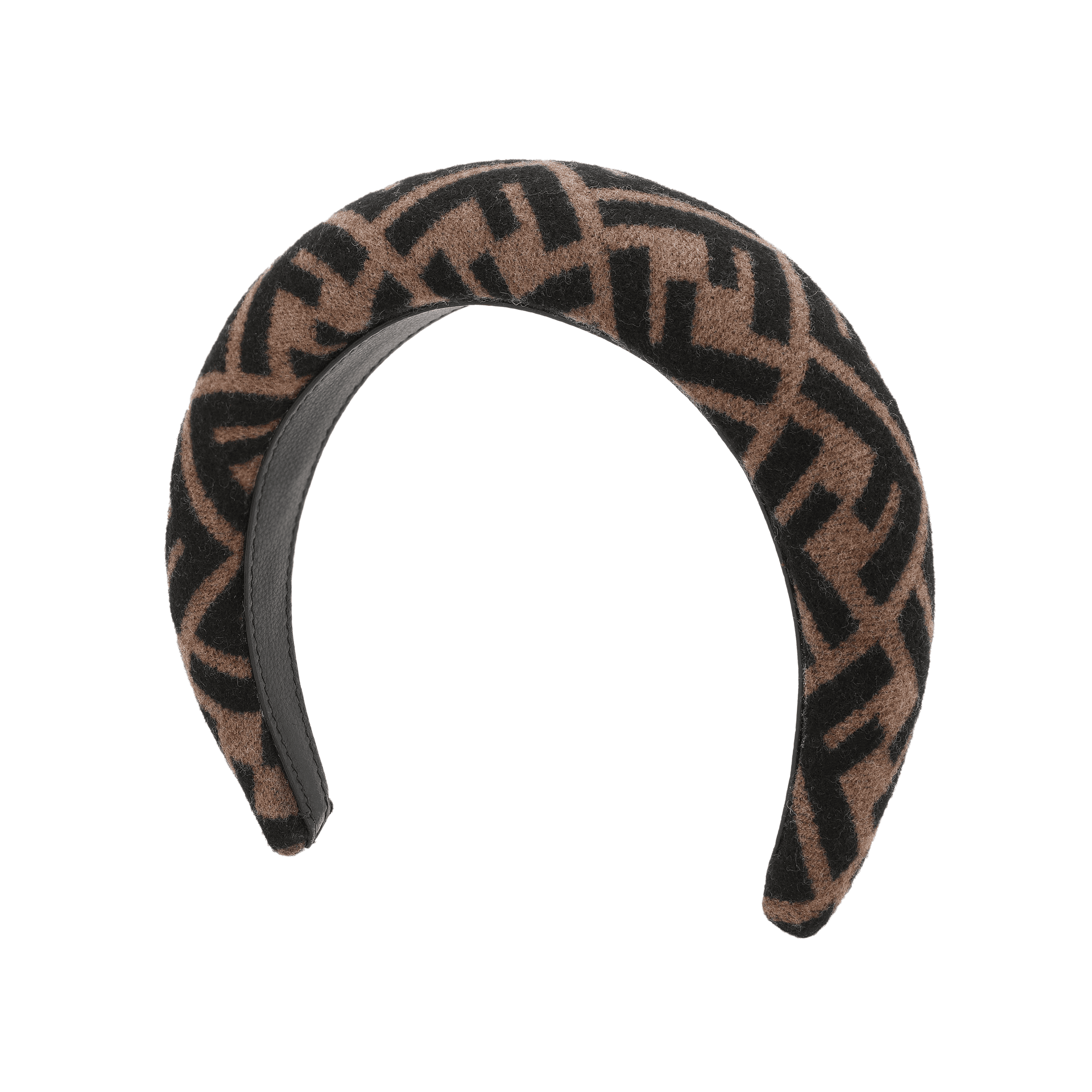 FENDI Cow Headbands Brown