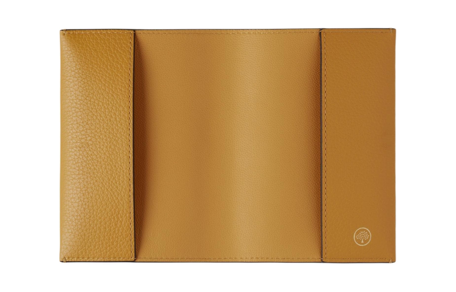 Mulberry Cow Passport Holder Deep Amber