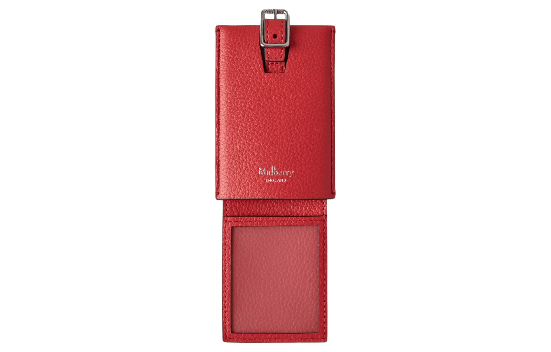 Mulberry Luggage Tags Hibiscus Flower Red