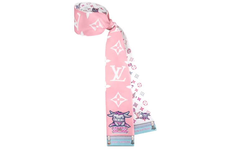 LOUIS VUITTON Limited Rodeo Hair Bands Pink