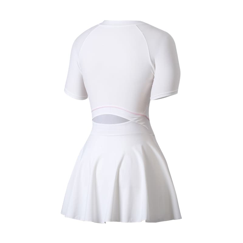 LiNing OnePiece OnePiece Skirted Swimsuit Surfing Swimsuit