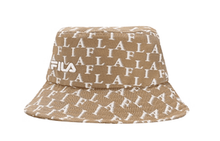 FILA Polyester, Cotton Bucket Hats Blue/Apricot