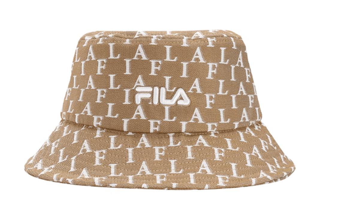 FILA Polyester, Cotton Bucket Hats Blue/Apricot Apricot
