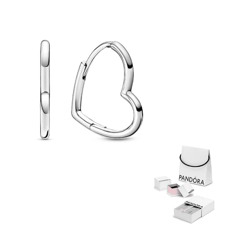 Pandora 925 Sterling Silver Earrings Silver