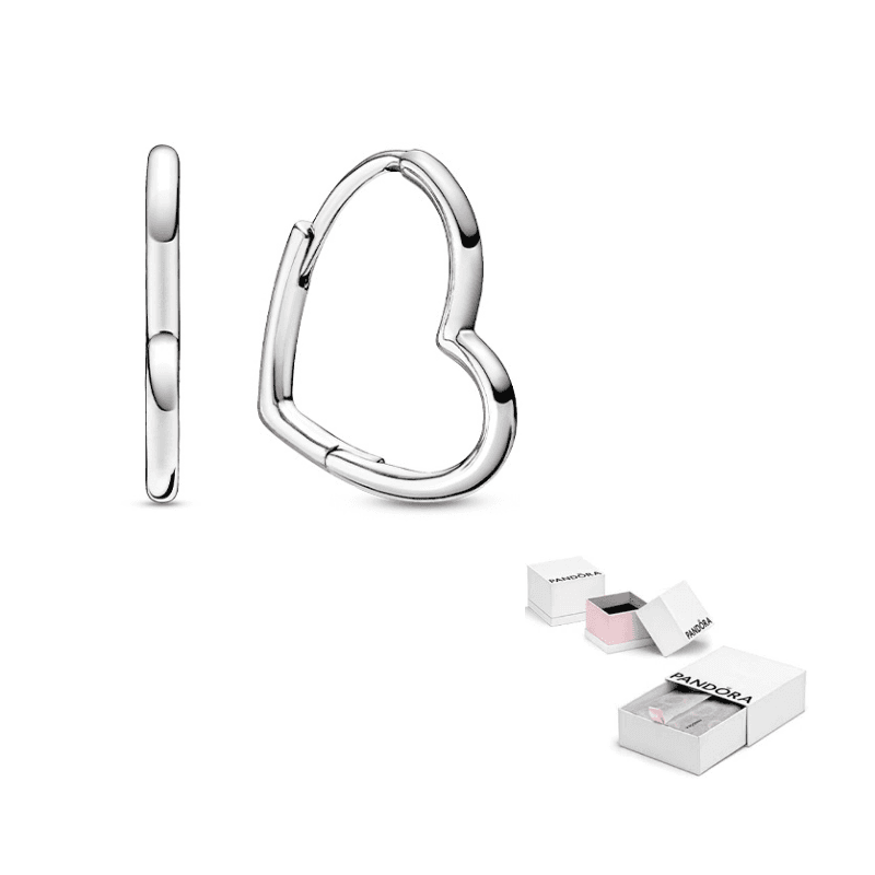 Pandora 925 Sterling Silver Earrings Silver