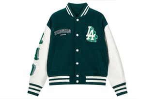 MLB Varsity LA DODGERS Baseball Jacket Dark Green
