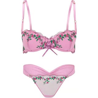 Victoria's Secret PINK Adore Me Sophy Be Bra Ad Py St In Od Bt/OB Set Purple