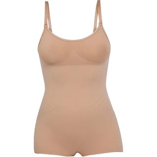 Victoria's Secret LEONISA SHAPEWEAR Invisible Bodysuit Shaper With Cy Shapewear Khaki