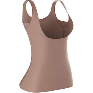 Victoria's Secret PINK LEONISA SHAPEWEAR Undetectable Edge Shaper Tank Brown Shapewear Brown