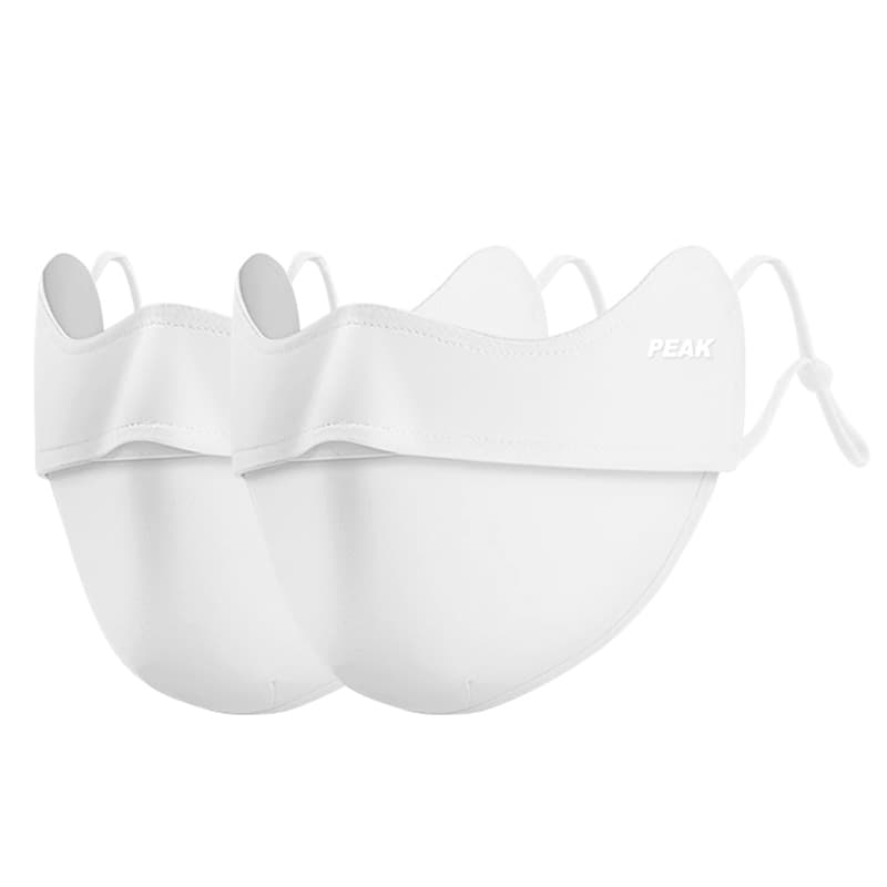PEAK Ice Silk Face Masks Gray+Gray