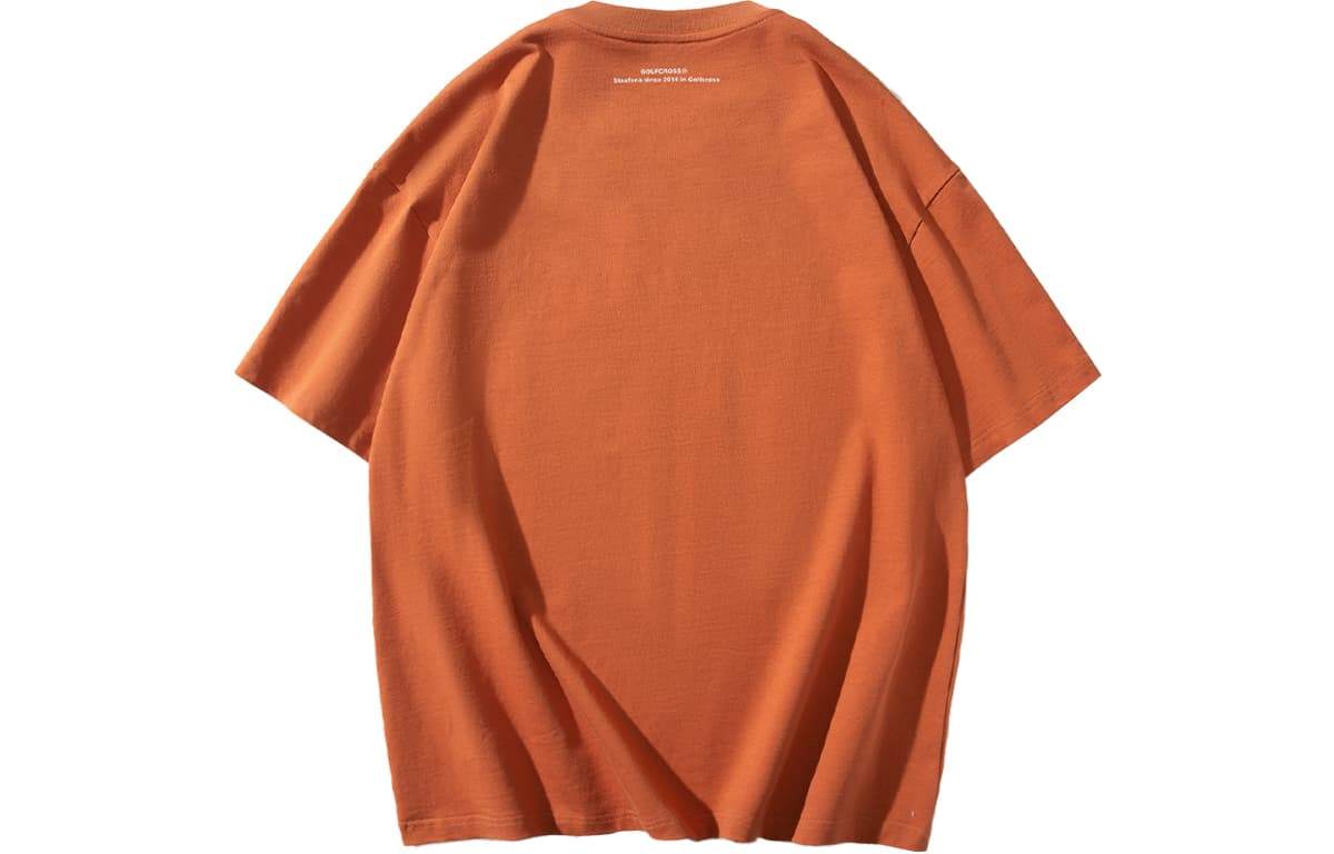 GOLFCROSS T Shirts Crew Neck Moderate Straight Fit