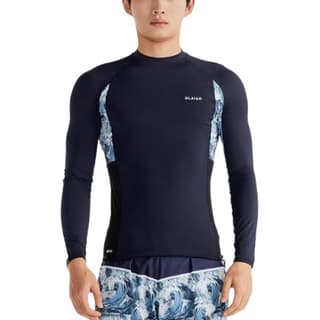 DECATHLON Diving Wetsuit Deep Navy Blue Waves