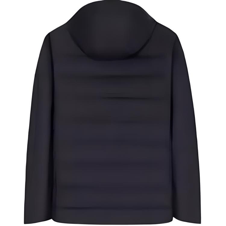 ANTA Trench Basic Black 3 Hooded Thickened