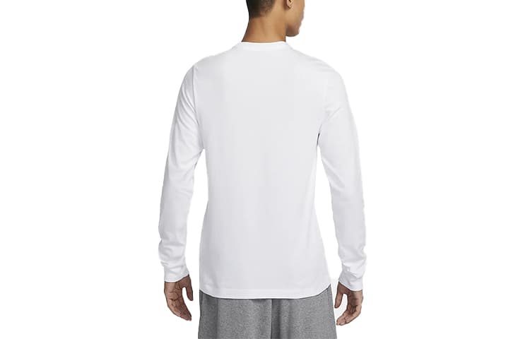 Nike TShirts White Crew Neck Moderate Straight Fit
