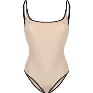 Toteme stripededge spaghettistrap swimsuit